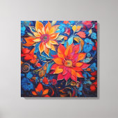 花美しい キャンバスプリント (正面)