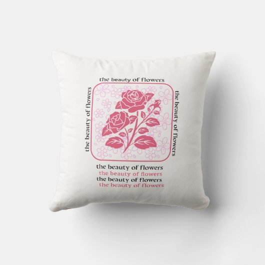 花美しい クッション (裏面)