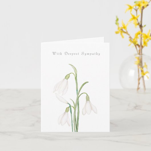 花考えの感傷札 カード (黄色い花)