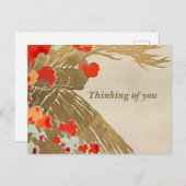 花考えるの花 ポストカード (正面/裏面)