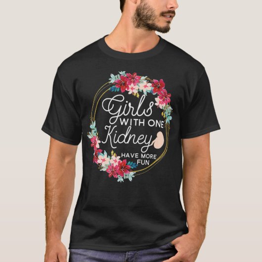 花腎臓ドナー移植患者看護師 Tシャツ (正面)