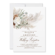 花自然とパンパスグラスウェディングレセプション