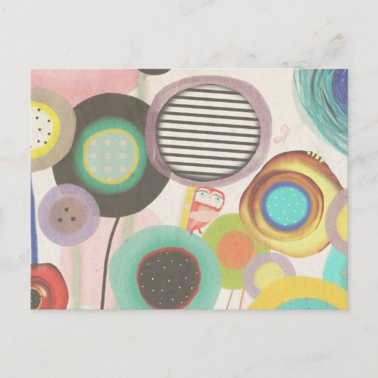 花自然静止生命フローラranunculus ポストカード (正面)