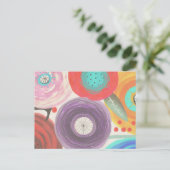 花自然静止生命フローラranunculus ポストカード (スタンド正面)