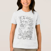 花色ファンタジークモ トライブレンドＴシャツ (正面)