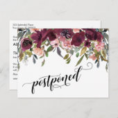 花色彩の鮮やかが延期結婚する ポストカード (正面/裏面)