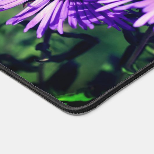 花色彩の鮮やかの上の蝶の女パーソナライズされた性 デスクマット (コーナー)