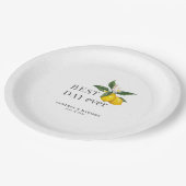 花色彩の鮮やかの付いた手型レモ結婚ン ペーパープレート (アングル)