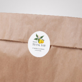 花色彩の鮮やかの付いた手型レモ結婚ン ラウンドシール