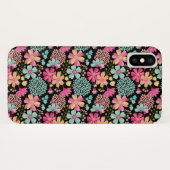 花色彩の鮮やか柄IPHONE Xケースカバー Case-Mate iPhoneケース (裏面(横))