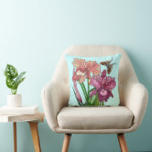 花色彩の鮮やか、ハッカに蝶の虹彩 クッション (椅子)