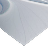 花色抽象芸術モダンフラクタル花と青 ショートテーブルランナー (コーナー)