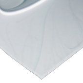 花色抽象芸術モダンフラクタル花と青 テーブルクロス (アングル)