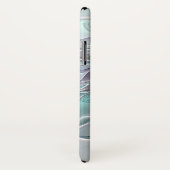 花色抽象芸術モダンフラクタル花と青 Case-Mate iPhoneケース (裏面/右)