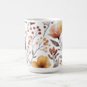 花花の花模様の昇華–95653 コーヒーマグカップ (中央)