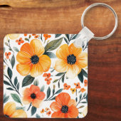 花花の花模様の昇華–95654 キーホルダー (裏面)