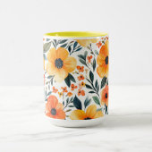 花花の花模様の昇華–95654 マグカップ (中央)