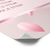 花花びらフェイク箔価格表ポスター ポスター (角)