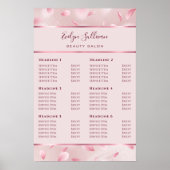 花花びらフェイク箔価格表ポスター ポスター (正面)