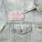 花花びらフェイク箔名タグ 名札 (インサイチュ)