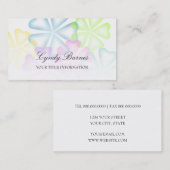 花花びら名刺 名刺 (正面/裏面)