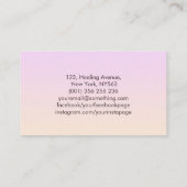 花花びら – 生命の種 名刺 (裏面)