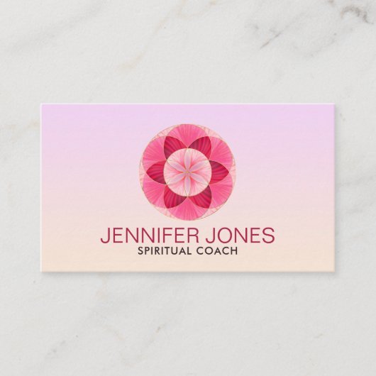 花花びら – 生命の種 名刺 (正面)