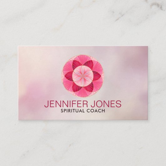 花花びら – 生命の種 名刺 (正面)