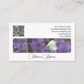 花花エレガント書道QRコード 名刺 (裏面)