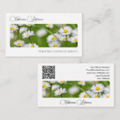 花花エレガント書道QRコード 名刺 (正面/裏面)