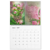 花花ファンシーVases Art Calendar 2014 カレンダー (3月 2027)
