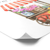 花花市場リングや輪狩りブライダルシャワーゲーム ポスター (角)