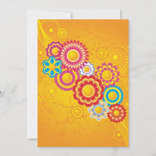 花花招待状 招待状 (正面)