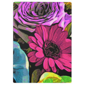 花花束のクリップボード クリップボード (裏面)