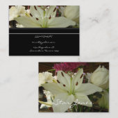 花花束の名刺 名刺 (正面/裏面)