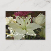 花花束の名刺 名刺 (裏面)