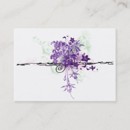 花花束の抽象芸術-ビジネスプロフィールカード 名刺
