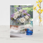 花花束の母の日カード カード (黄色い花)