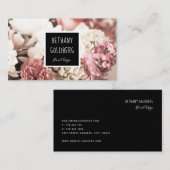 花花束の花屋のイベントのデザインの名刺 名刺 (正面/裏面)