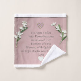 花花洗い布 ウォッシュタオル