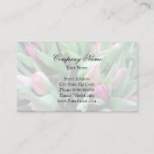 花花花束付き名刺テンプレート 名刺 (裏面)