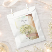 花花花花花束編集可能結婚の フェイバーバッグ (クリップ留めされた状態)