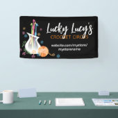 花花花花花瓶編み針糸クラフトショーブース 横断幕 (トレードショー)