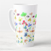 花花 カフェラテマグ (左アングル)