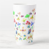 花花 カフェラテマグ (正面)