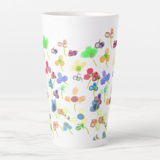 花花 カフェラテマグ (正面)