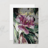 花芸フラット感謝カード サンキューカード (正面/裏面)