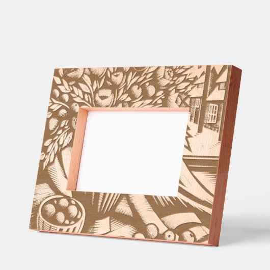 花芸術的窓辺 レーザー彫刻フレーム (左)