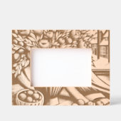 花芸術的窓辺 レーザー彫刻フレーム (正面)