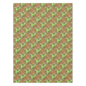 花芸術的頭に乗って休むトンボ テーブルクロス (正面)